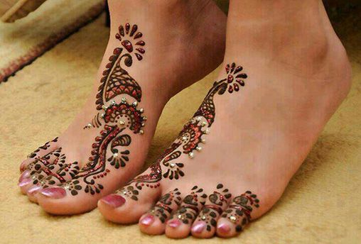 Beaded Henna Design