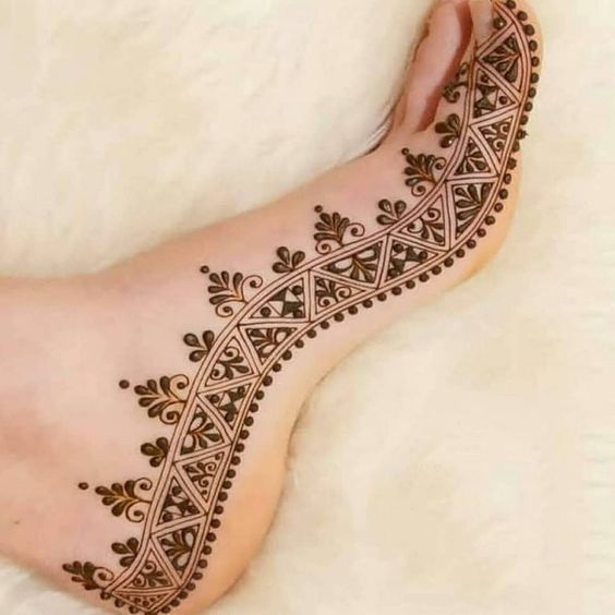 Feet Henna Design