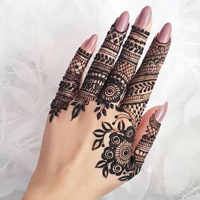 Finger Henna Designs