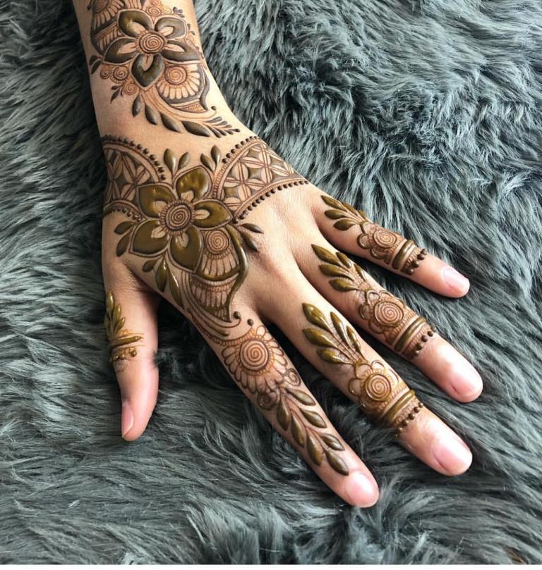 Floral Henna