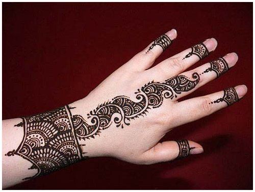 Wrist Henna Design
