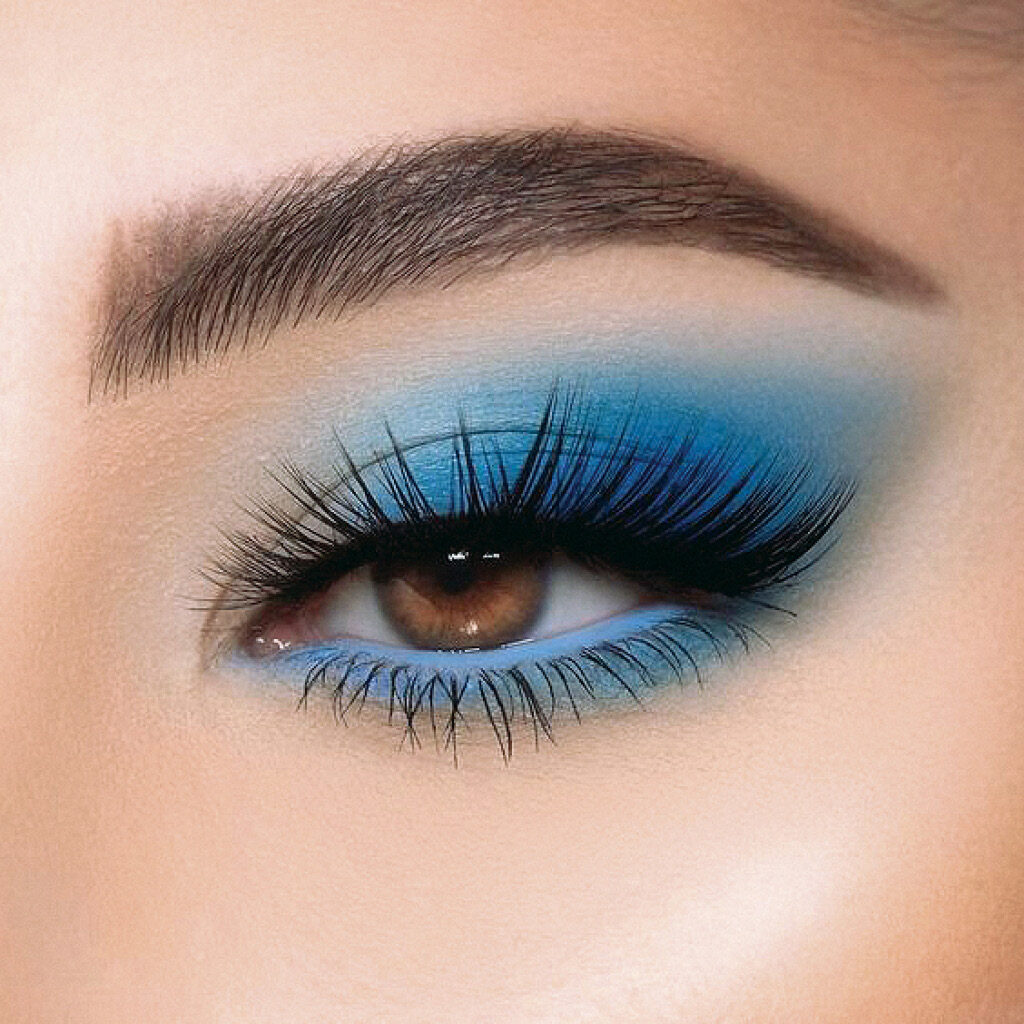 Heavy Eye Makeup For Blue Eyes Saubhaya Makeup